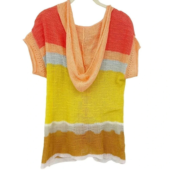 Moth Anthropologie Women's Size Small Knit Hooded Cardigan Sweater - Picture 2 of 6